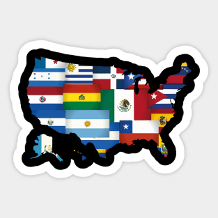 Hispanic Heritage Month Shirt Sticker